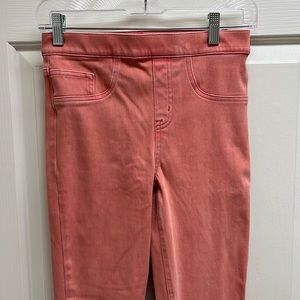 SPANX soft jean size S coral in color